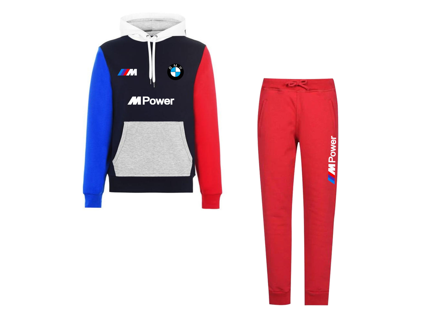 BMW M Power Tracksuit with Hoodie in Multi colors