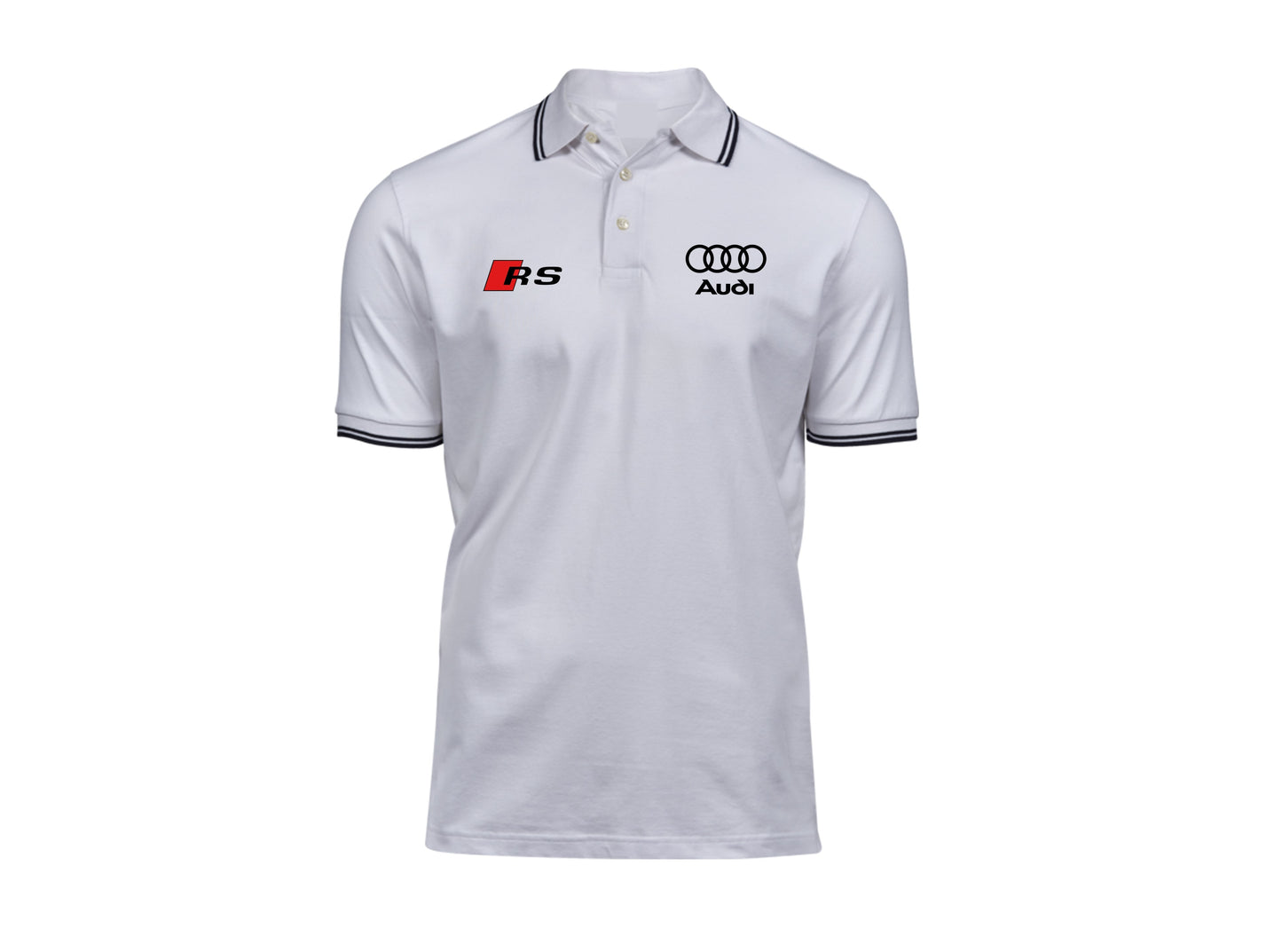 Audi Polo Shirt with Collar in Two colors