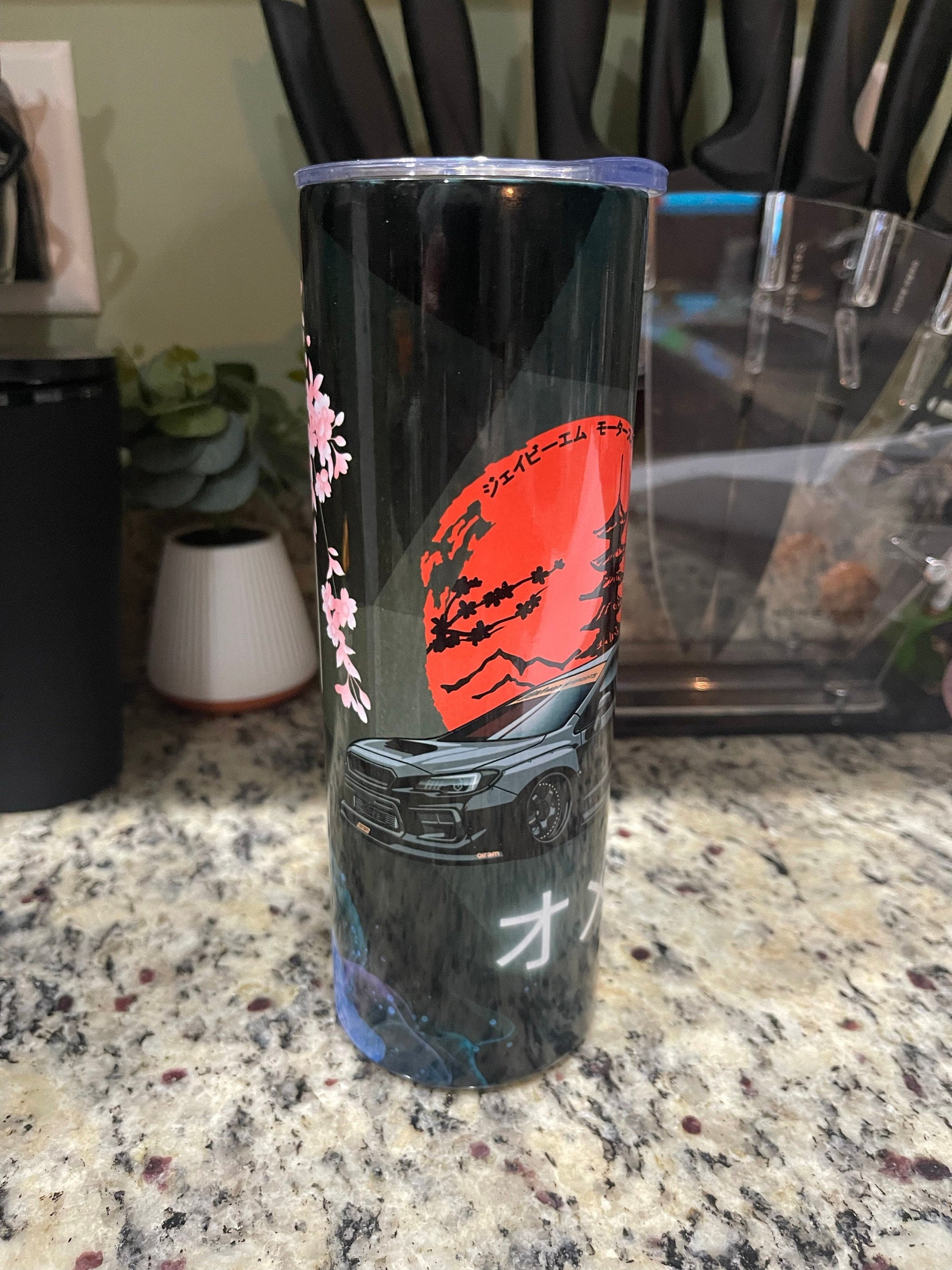 Custom Muscle 20oz Stainless Tumbler | Beware of the Snake