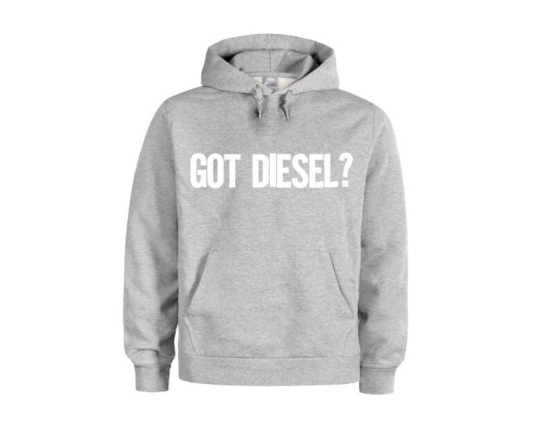 Sweat à capuche unisexe sur le thème du diesel : cadeau pour les amateurs de diesel et les chauffeurs de camion