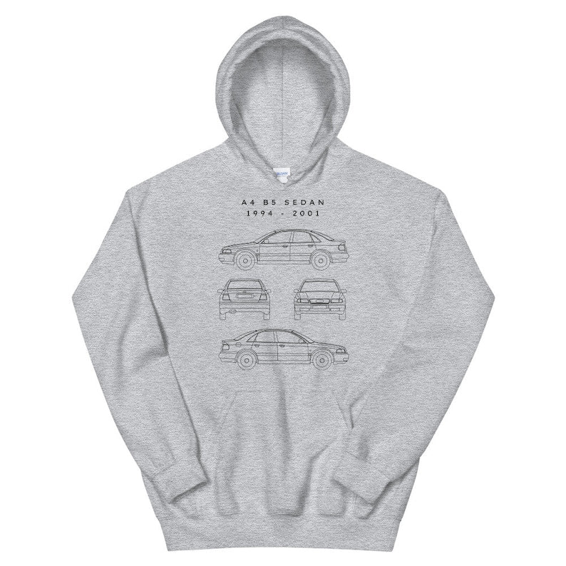 Unisex Blueprint Hoodie for Sedans_driver_apparel_drivi.store