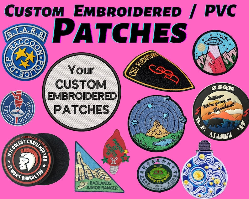 Personalized Patches: Embroidered, Iron-on, Velcro, Sew-on_driver_clothing_drivi.store