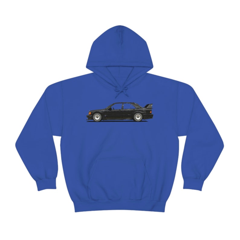 Mercedes-Benz 190E EVO Hoodie: Minimalist Vintage