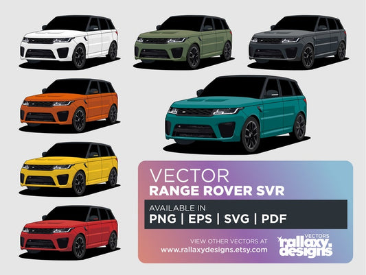 Range Rover Car Vector Pack_driver_apparel_drivi.store