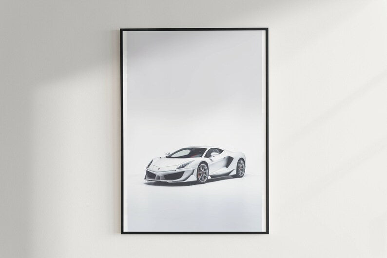 Minimalist Sports Car Prints