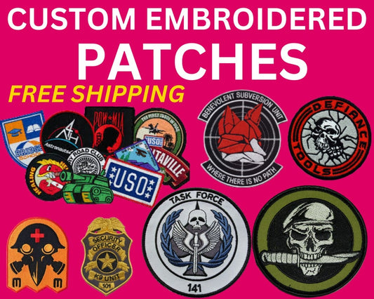 Personalized Embroidered Patches: Your Custom Style On Demand