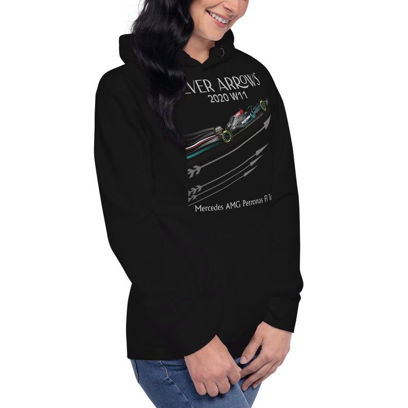 Mercedes F1 Unisex Hoodie: Perfect Gift for Racers