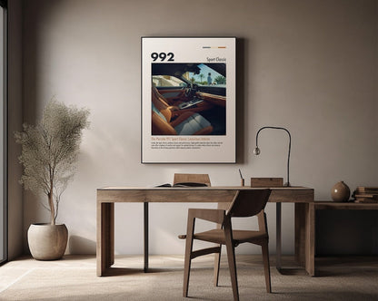 Porsche 911 Sport Classic Poster