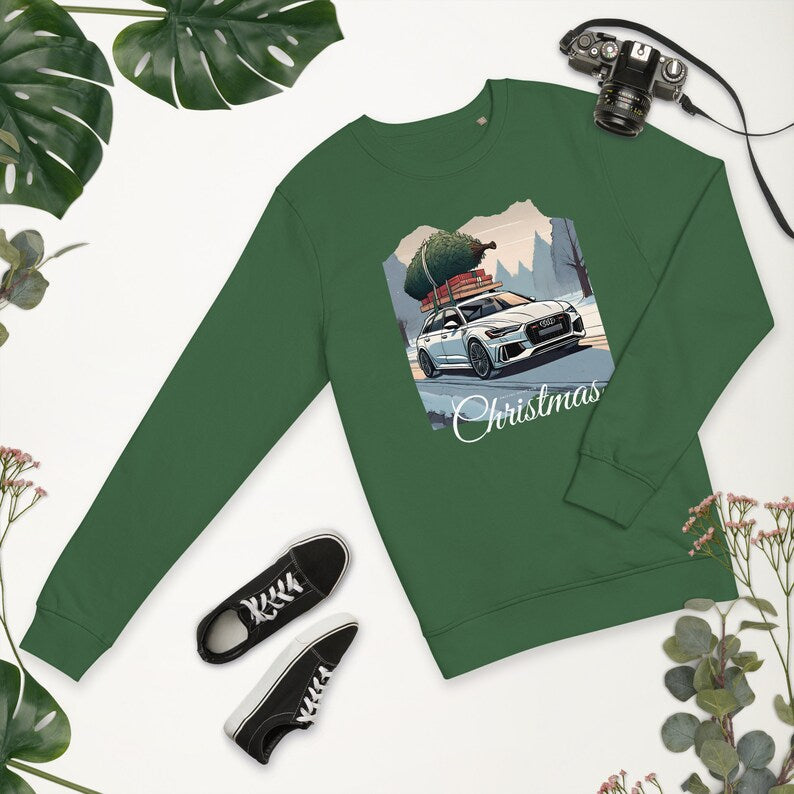 Audi RS6 Christmas Jumper: The Perfect Gift for Car Enthusiasts_driver_apparel_drivi.store