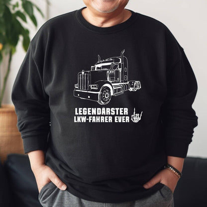 Cozy Christmas Sweatshirt for the Best Trucker Ever