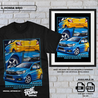 JDM T-Shirt Design PNG: Vector Car for Urban Sublimation/DTG_driver_clothing_drivi.store