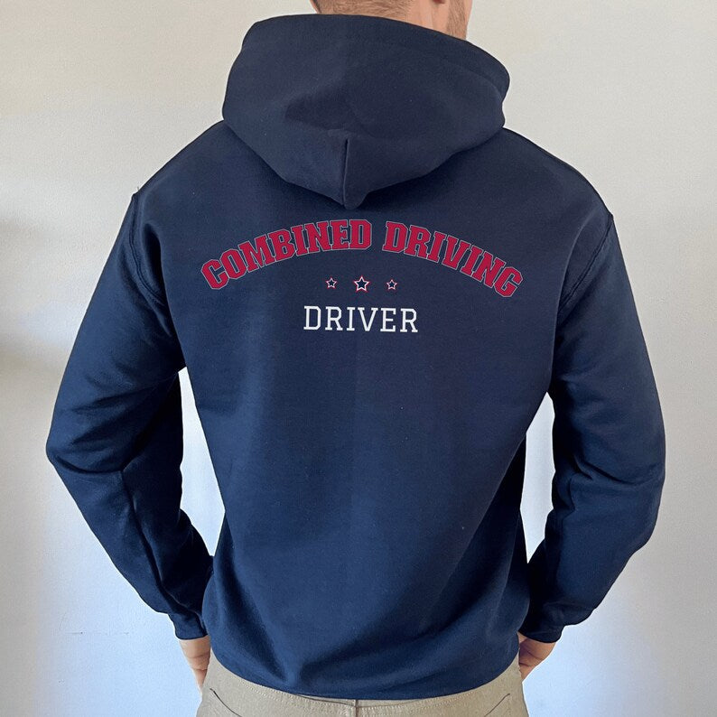 Sweat à capuche personnalisé de l'équipe de conduite patriotique