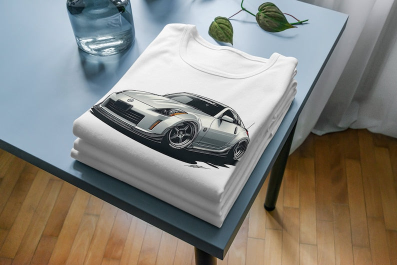 Captivating JDM 350Z Illustrations_driver_clothing_drivi.store