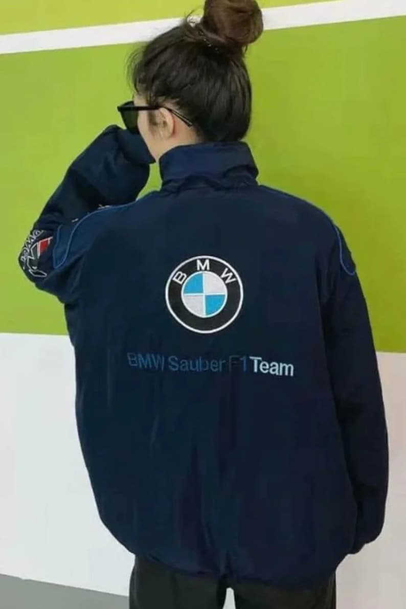 Vintage Racing Jacket: BMW, Mercedes, Y2K