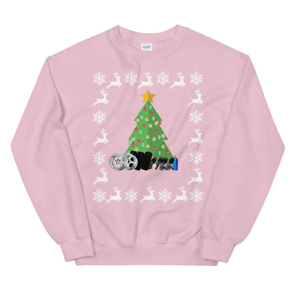 JDM Christmas Tree Ugly Christmas Sweatshirt