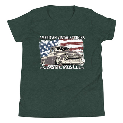 American Vintage Classic Trucks Youth Shirt