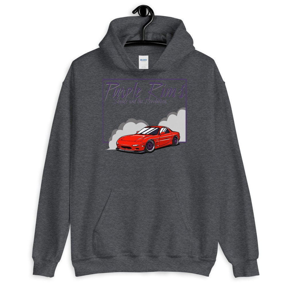 Purple Rims RX7 Hoodie