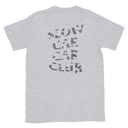 Slow Car Car Club Camo Print T-Shirt