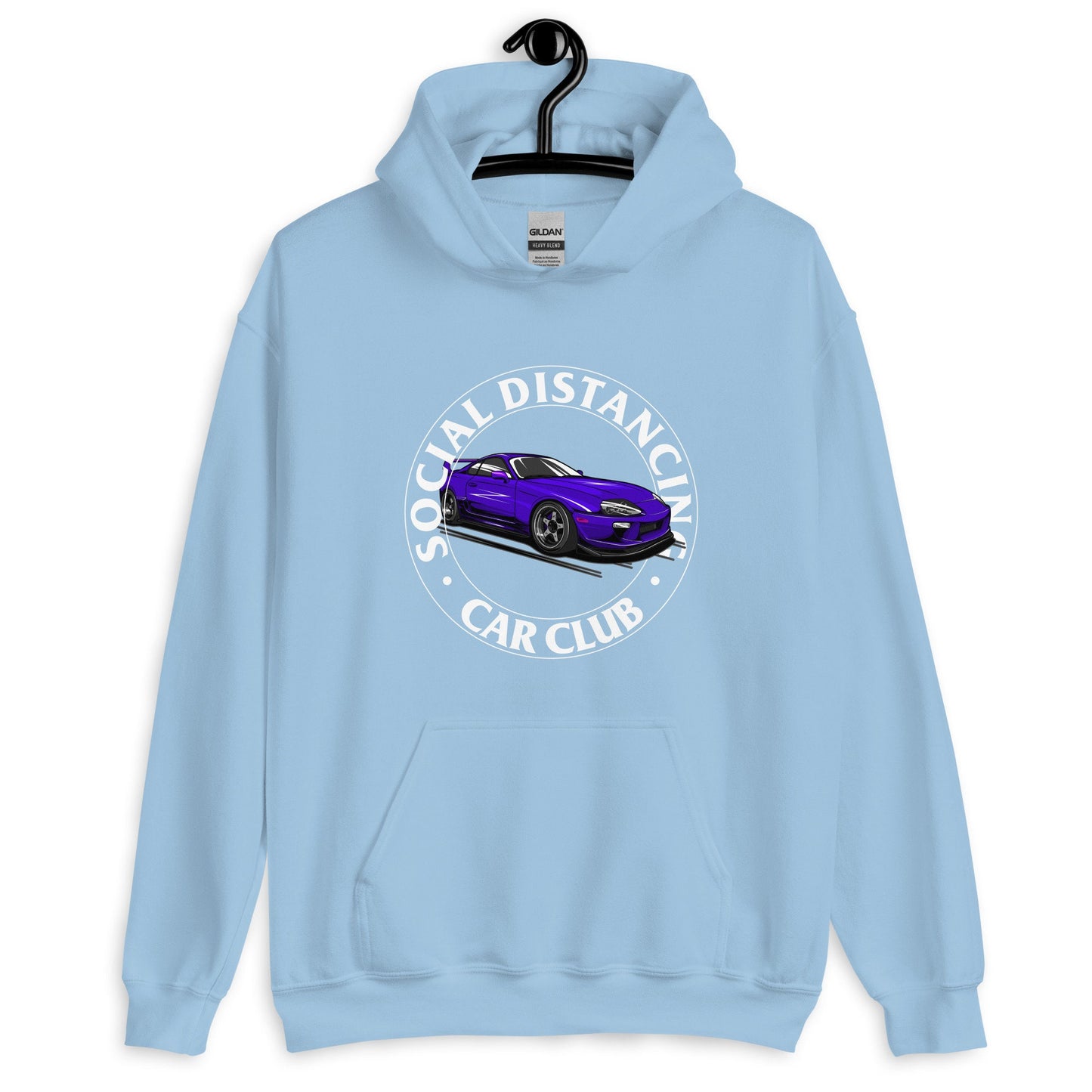 JZA80 JDM 2JZ Social Distancing Car Club Unisex Hoodie