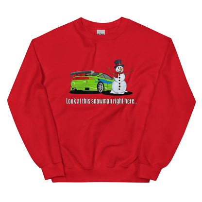 Look at this Snowman Unisex Sweatshirt