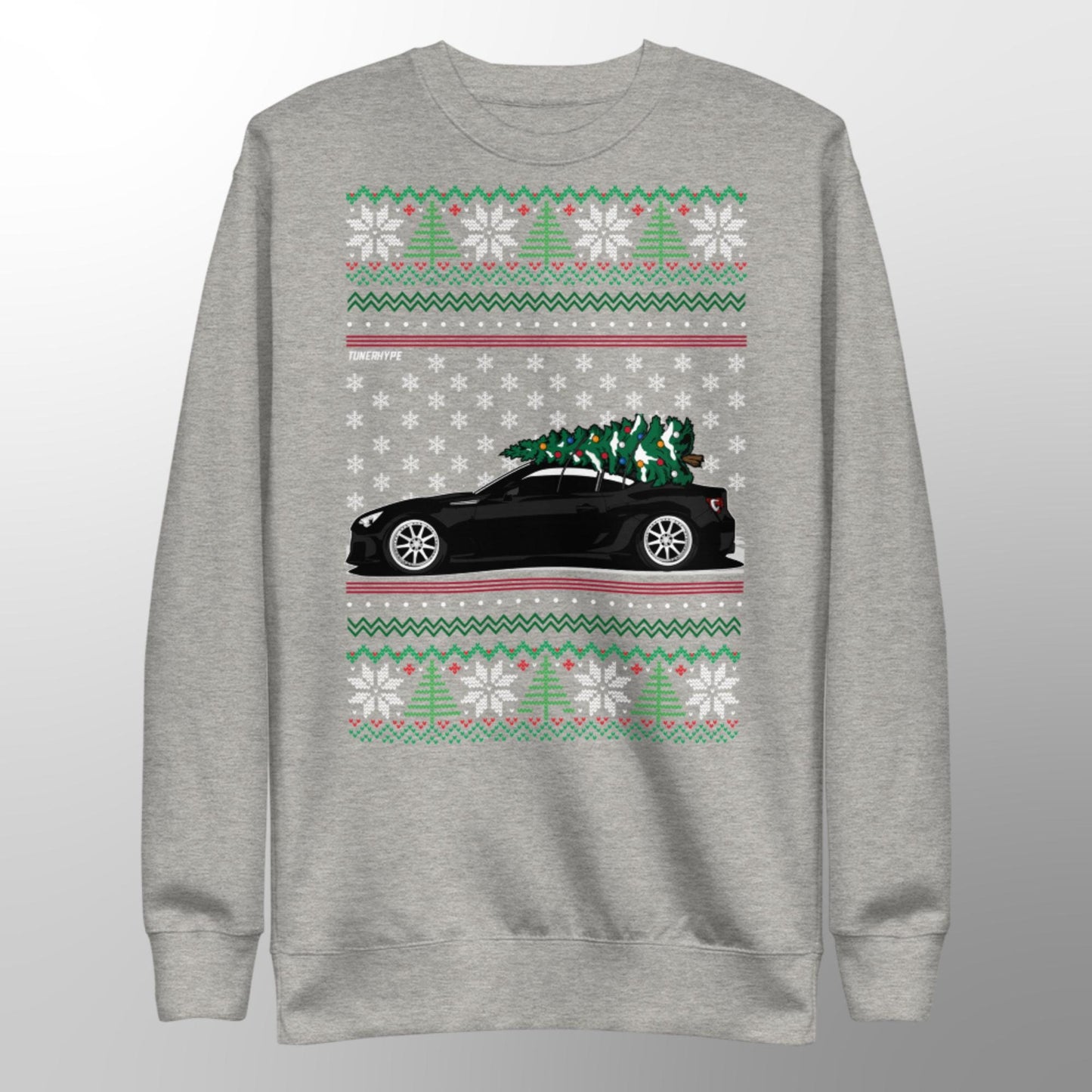 Ugly Christmas Sweater - Subaru BRZ / Toyota 86-FRS in Black