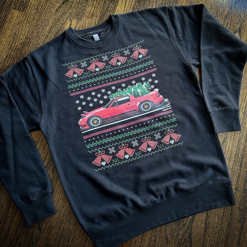 Ugly Christmas Sweater - Mazda Miata - Ugly Xmas Sweater - Car Guy Holiday Gift, Funny Christmas Gift, Miata Gift, RX7 Gift