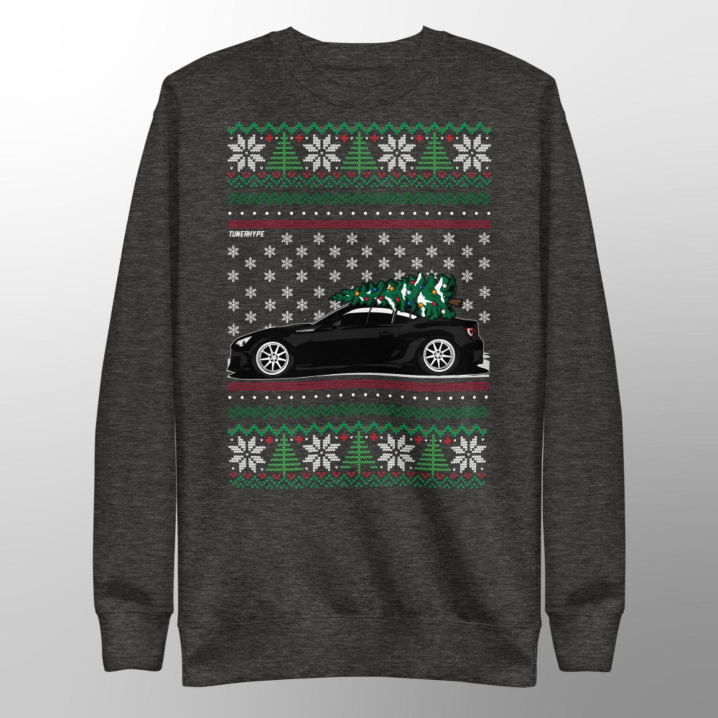 Ugly Christmas Sweater - Subaru BRZ / Toyota 86-FRS in Black