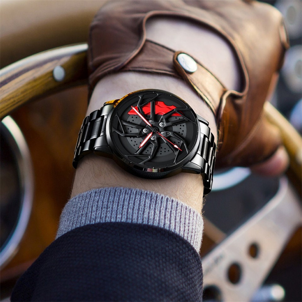 Gyro - McLaren Alloy Wheel Watch, Car Enthusiastic Accessories.