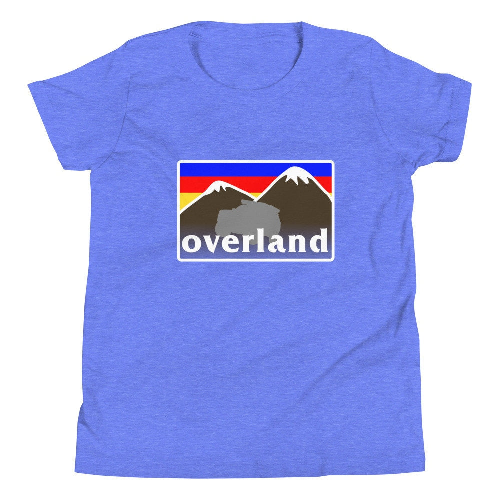 Outdoors Overland SUV Off-Road Youth Short Sleeve T-Shirt