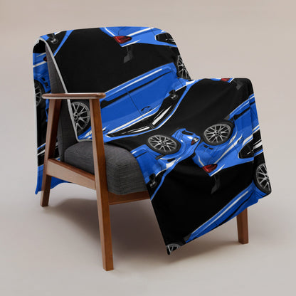 Subaru WRX STI Blanket - World Rally Blue