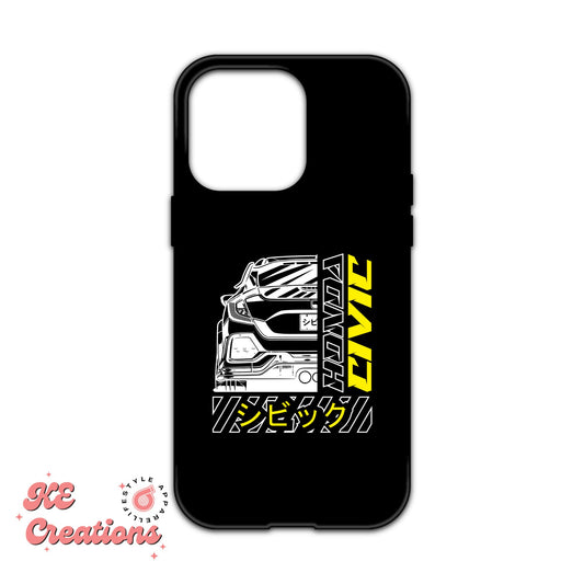 HD Civic Custom iPhone 13- 14 - 15 Case | Pro, Pro Max, Plus, Mini