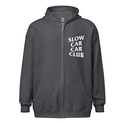 Slow Car Car Club Zip Hoodie