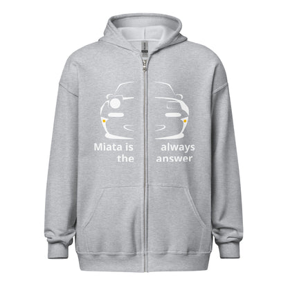 Always The Answer Zip Hoodie