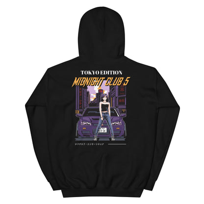 Embroidered Midnight Club 5 Anime Hoodie