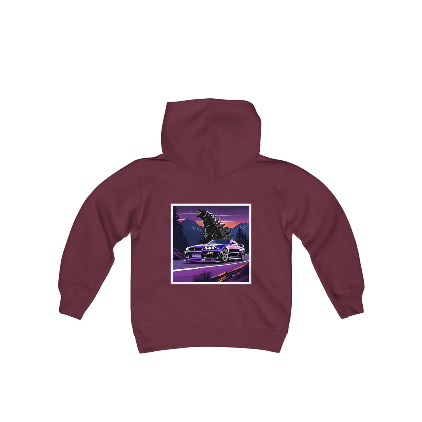 Sunset Drift Youth Godzilla GTR Hoodie