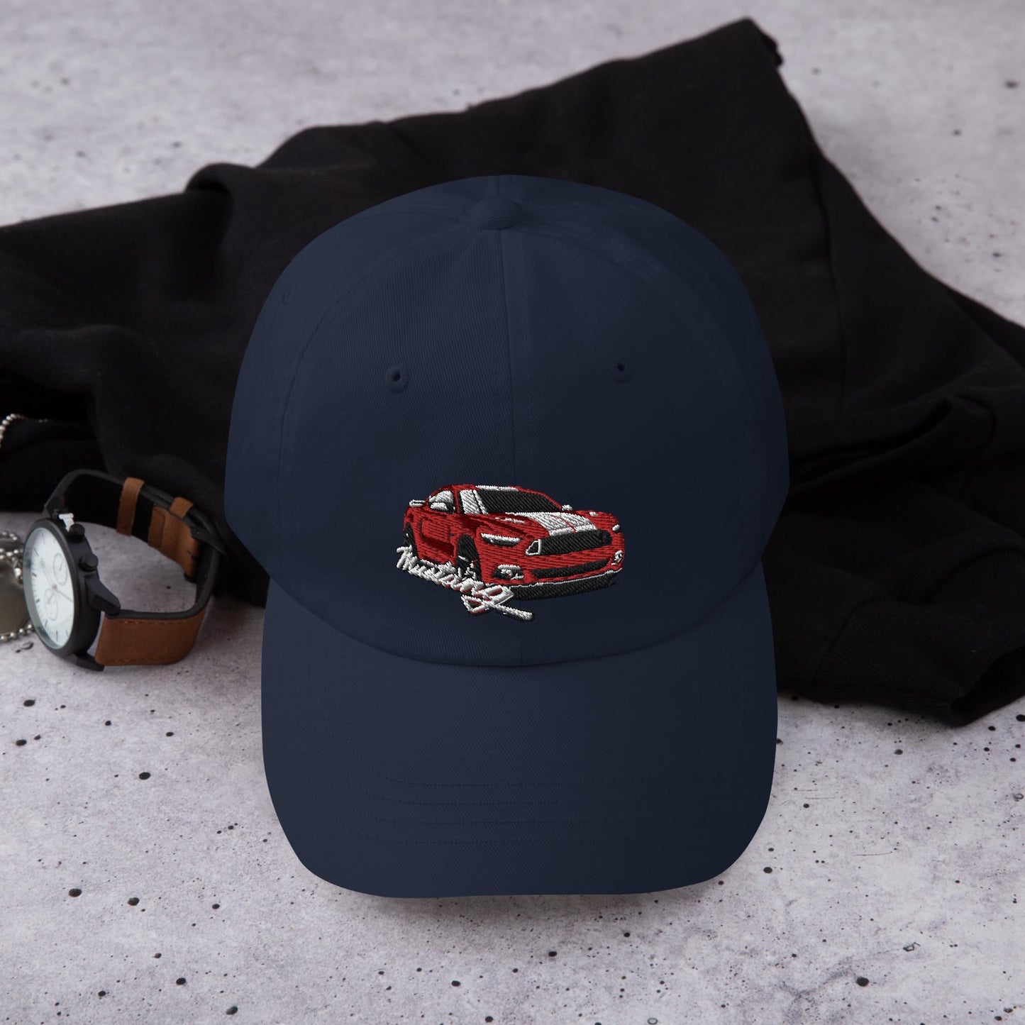 Embroidered Ford Mustang Hat