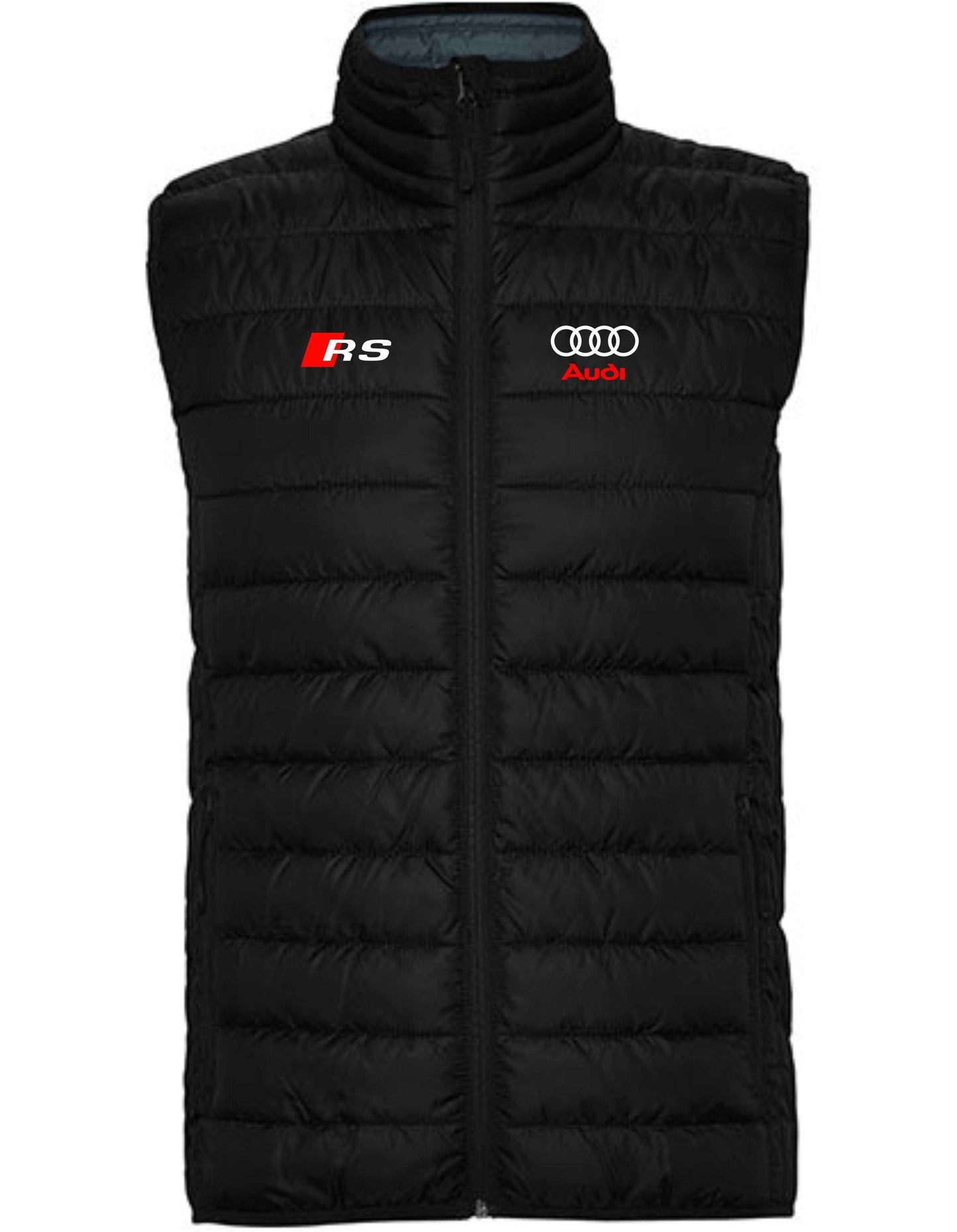 Men's sleeveless down jacket embroidered AUDI RS