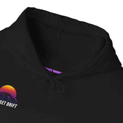 Sunset Drift Gradient Waves Hoodie