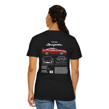 Toyota Supra MK4 Spec Tee - Boosted Gear Co, JDM Legend Shirt, Cool Unisex Tee, Casual Car Top, Unique Graphic Sports Car Apparel