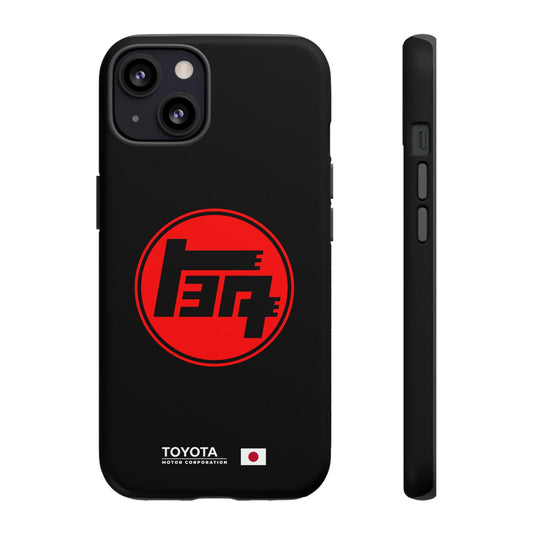 Toyota TEQ Logo iPhone Case - Vintage Car Emblem, Retro Japanese Design, Cool Accessory, Unique Automotive Heritage Cover