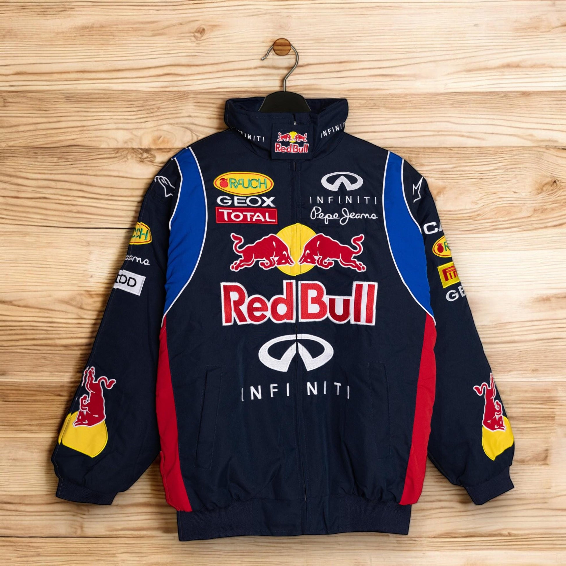 Redbull Racing Leather Jacket For Men, Smart Oversized Redbull Jacket, Sports Jacket Car Enthusiast Gift, Cool Racing Jacket, Gift For Men